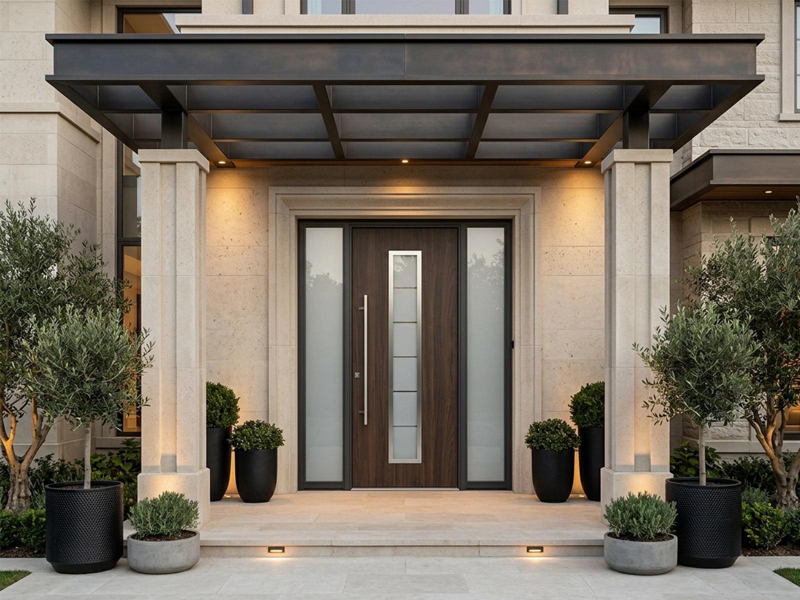 Aluminum Glass Door SED-3808 view 1